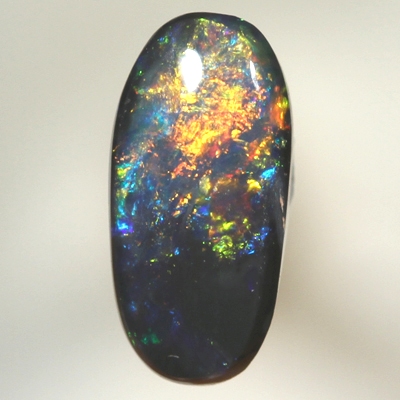 SOLID BLACK OPAL Bright rich sparkling fire